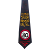 [Ks02-80] Krawat satynowy ZNAK na 80